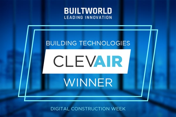 ClevAir vant BUILTWORLDs pris for beste bygningsteknologi