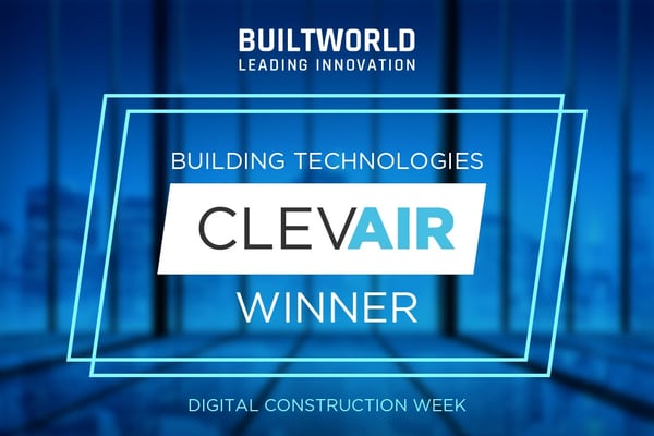 ClevAir Wins BUILTWORLD’s Best Building Technology Award